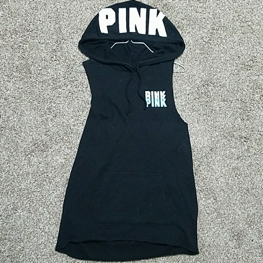 Victoria Secret Pink sleeveless hoodie